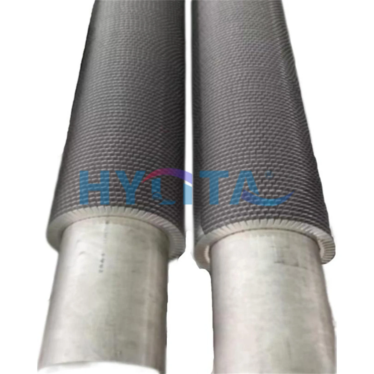 Serrated fin heat exchanger